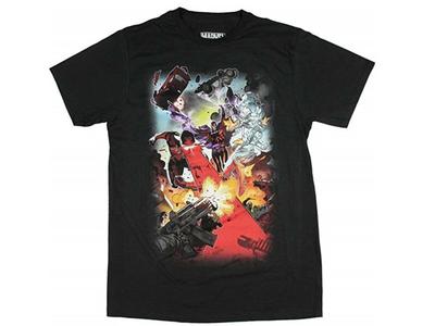 Marvel X-Men Kämpfen Gegen Einen Gemeinsamen Feind Verblassen T-Shirt Herren Tee NWT
