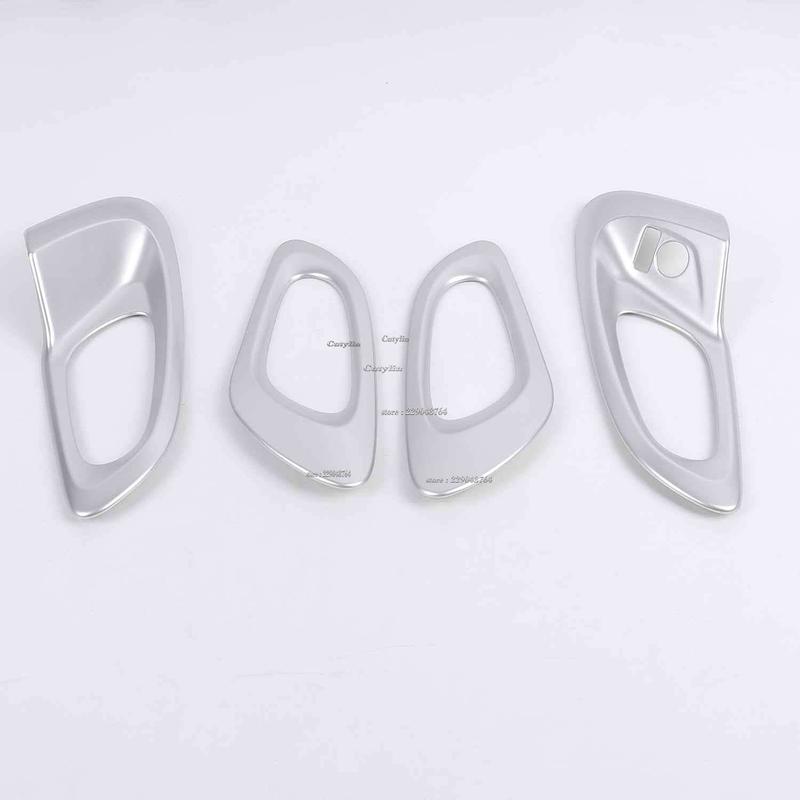 For Renault Kadjar 2016 2017 2018 ABS Matte Door Inner Handle Bowl Car ide Door Bowl Cover Trim Stickers Accessories