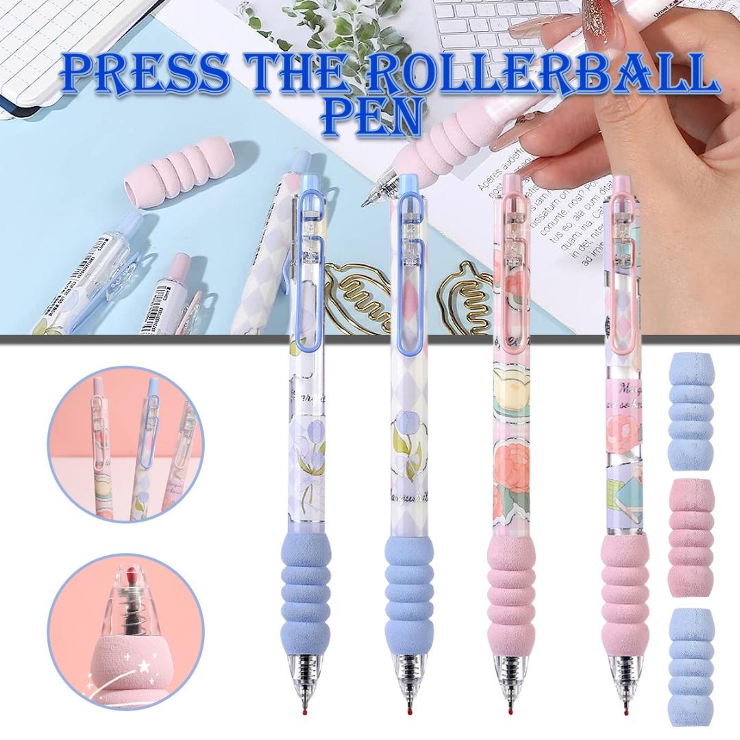 

Выдвижные гелевые ручки Maijaibao, тонкий гелевой маркер 0,5 мм с мягкой ручкой для ведения журнала