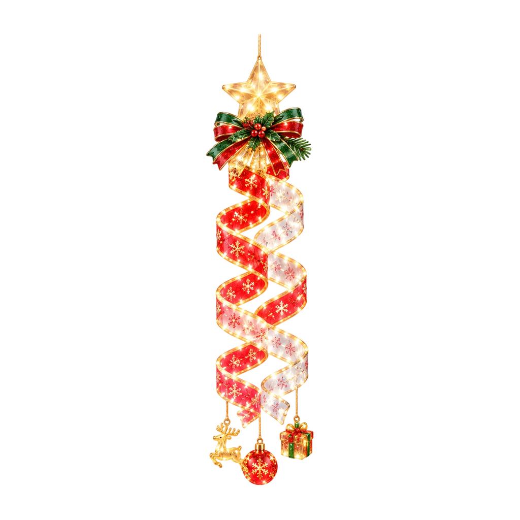 Novelty 3D Christmas Pendant Ornament, Cute Portable Hanging Christmas Tree Decoration for Home Holiday Display