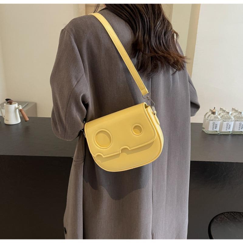 New Soft Leather Women's Bag Fashionable Versatile Shoulder Crossbody Small Square Bag High-end Underarm Bag