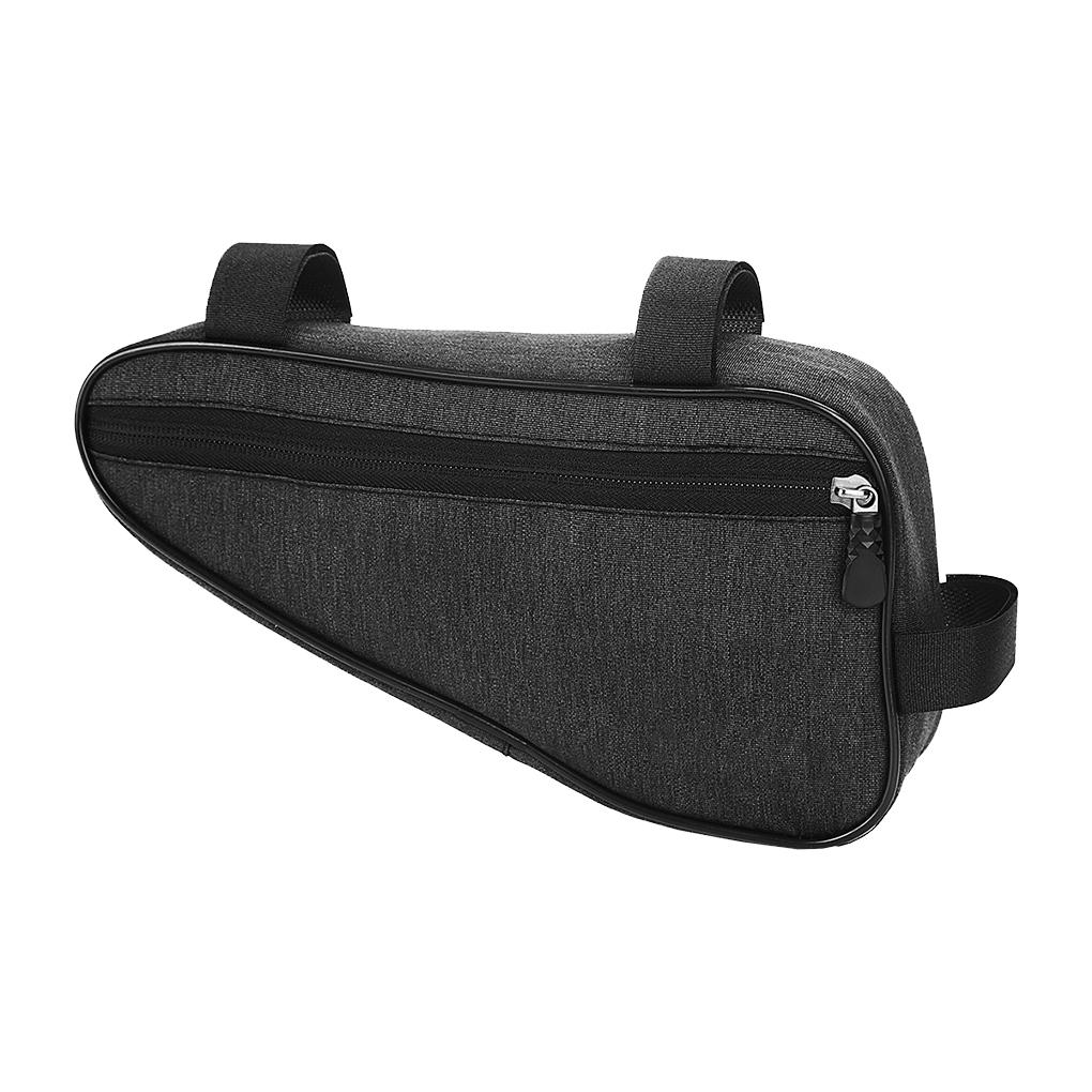 

Mountain Bicycles Front Tube Bag Bikes Anti-scratched Large Capacity Pouch Wallet Portable Saddle Holder Pocket Outdoor чорний