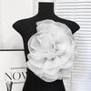 3D Organza Large Flower Patch Chest Flower Clothes Appliques DIY Clothing Patch  Sewing