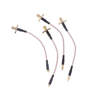 1Pc Mmcx To Sma/Rp-Sma Female Flange Panel Mount Rg316 Pigtail Fpv Antenna Extension Cord For Tbs Unify Pandarc Vtx