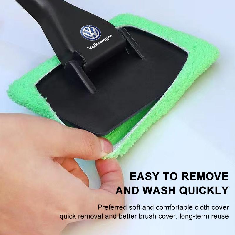 Car Window Cleaner Brush Kit Windshield Cleaning Wash Car Tool For Volkswagen B6 B7 B5 Golf Polo Tiguan Passat EOS Scirocco Jetta MK6 Octavia