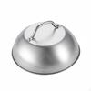 9 Inch Stainless Steel Dome DustResistant Round Basting Cover AntiScald Handle Burger