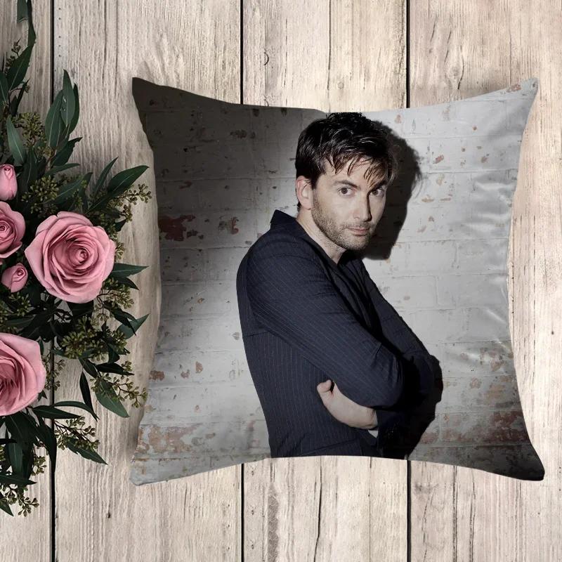 Anime Pillow David Tennant Cushion Cover X Decorative Pillowcases For Pillows X Pillowcase Car Decoration Fall Decor