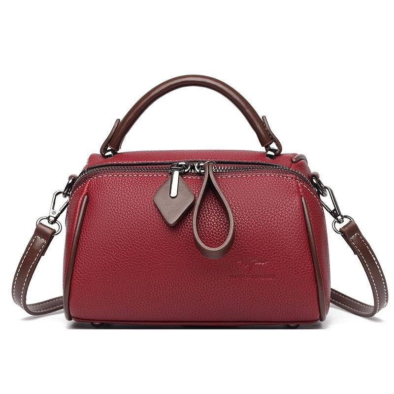 Kuddeväska, Trendig och Modig Enaxelväska, Handväska med Stor Kapacitet, Crossbodyväska