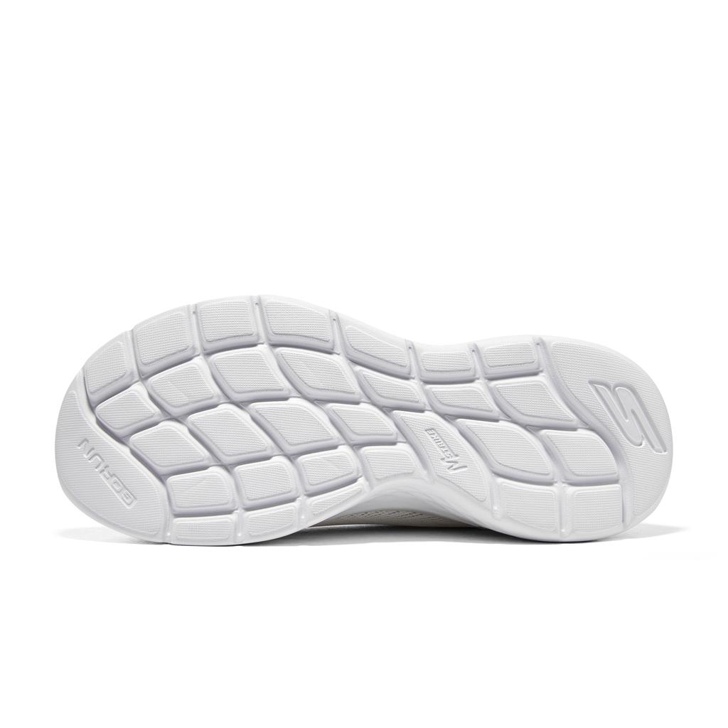 Skechers Go Run Lite Lightweight Cushioning Support Running Shoes Women Sneaker White Purple 129425-WPR