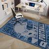 Office Carpet Dallas Football Design Sofa Rug, Chair Mat Protection