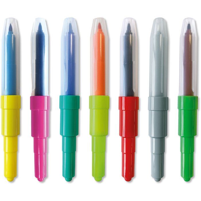 Blow airbrush pens - SES CREATIVE - Colouring and painting - Changement de couleur - Activité manuelle éducative - Age : 5+