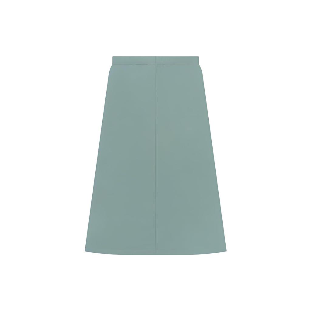 Fear Of God Essentials Drop 2 SS23 Sycamore Long Skirt Solid Color Knitted Side Pocket Bodycon Midi Skirt Misty Blue Women skirts FOG-SS23-231