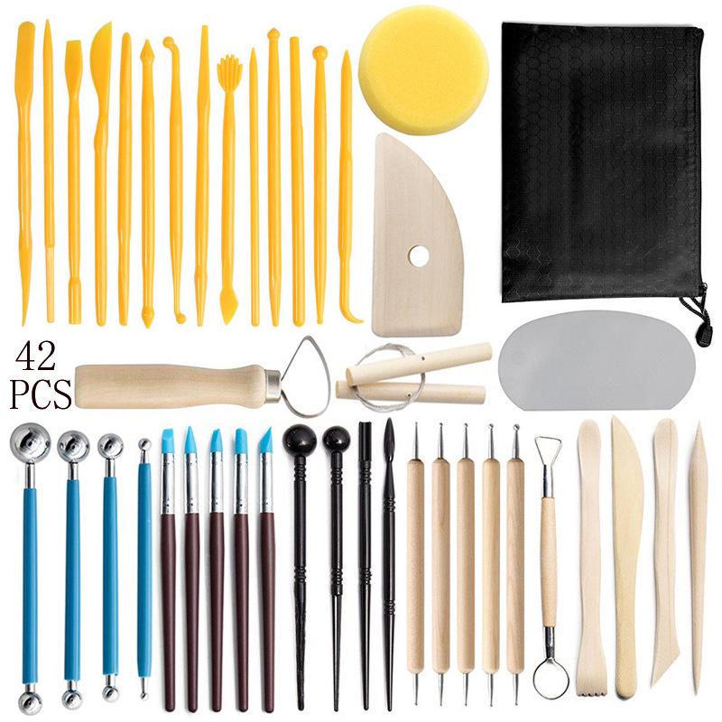 25-Piece Cross-Border Pottery and Polymer Clay Sculpting Tools Set