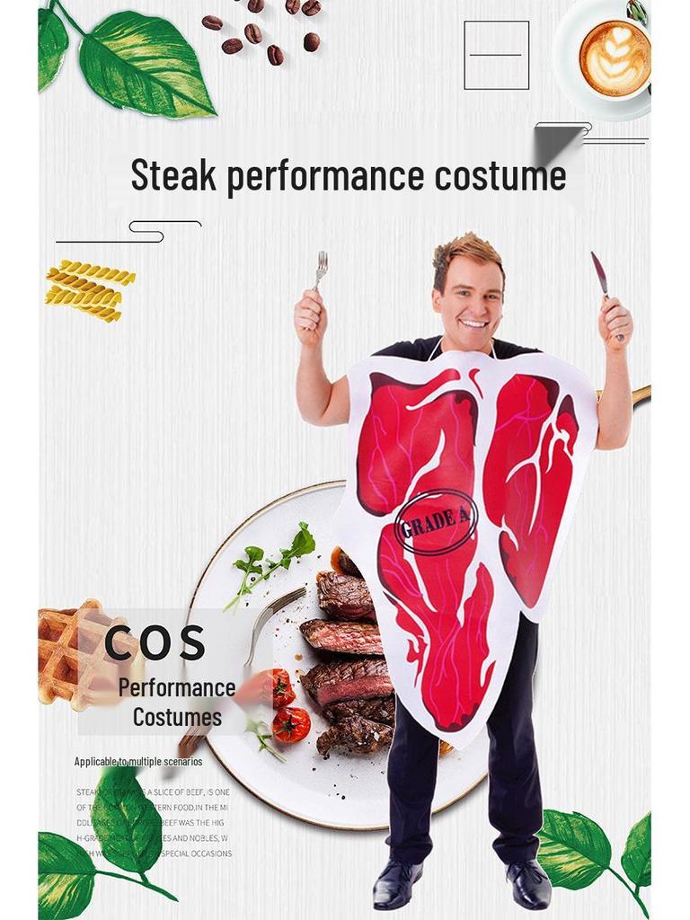 Adult Male Christmas & Halloween Costume for Stage Performance