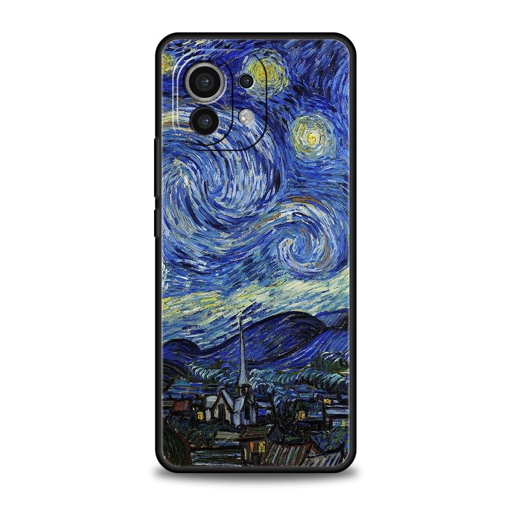 Phone Case For Xiaomi 13 12 11 Lite 12T 11T 10T 9T Mi Poco M4 M3 X4 X3 Pro F4 F3 GT 5G Cover Shell Coque Van Gogh Oil Painting