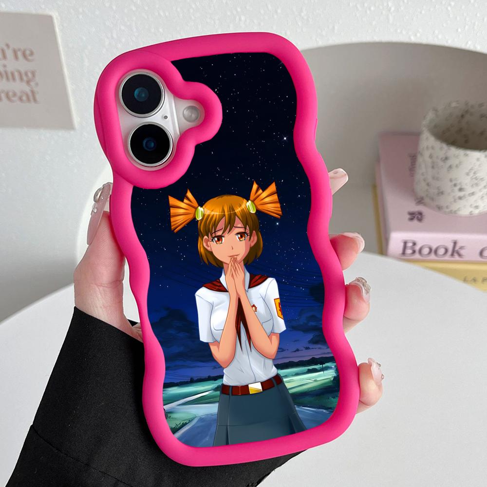 Everlasting Summer Alisa Wavy Edge TPU Mobile Phone Case for iPhone 17 16 15 14 13 12 11 Air Pro Max Plus Colorful Cover