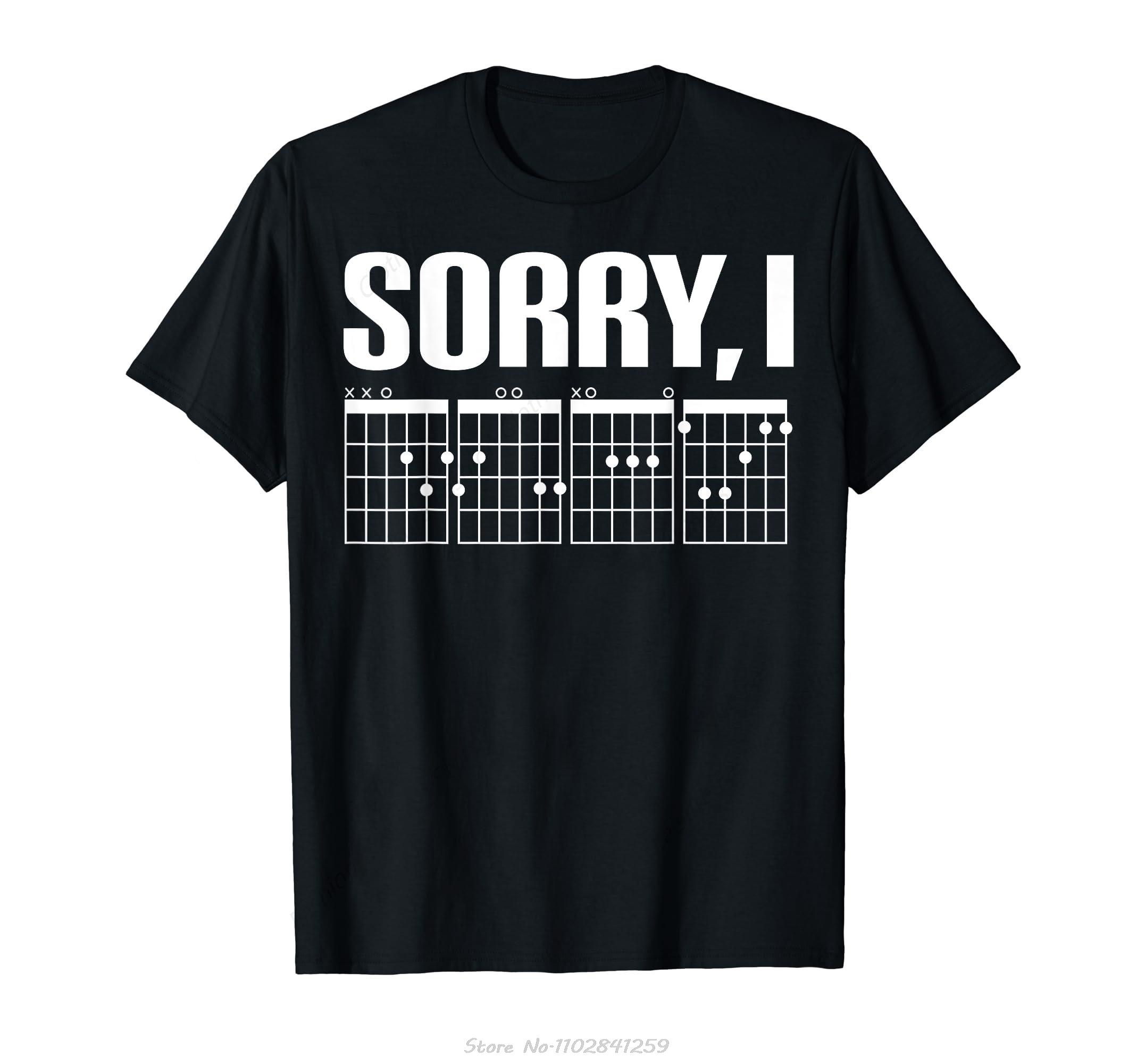 

Sorry IDgaf Funny Sheet Music Tshirt New Oneck Short Sleeve Fashion Cotton T Shirt Casual Tops Tees Summer Oversized Tshirt S