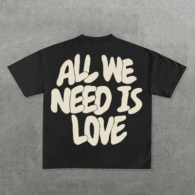 Camiseta Streetwear Y2k Unisex Harajuku Hip Hop Estampado Gráfico Oversized Algodón Cuello Redondo Camiseta Nuevo Gótico Manga Corta Tops 2024 Unisex