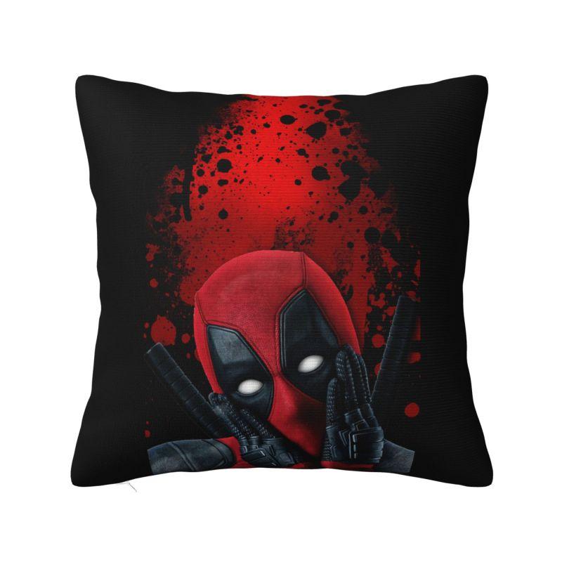 Federe Cuscino Cartoon Eroe Deadpool Personalizzate Federa Cuscino Nordica Federa Cuscino in Velluto