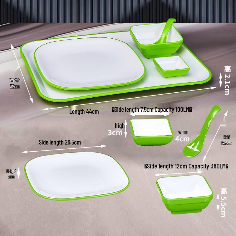 Ruhan Commercial Melamine Tableware Set