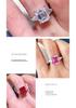 Women's Fashionable 5 Carat Fancy Cut Colored Moissanite Rings