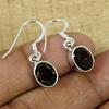 Solid 925 Sterling Silver Smoky Quartz Gemstone Handmade Drop Earrings Women Earrings Mom Gifts