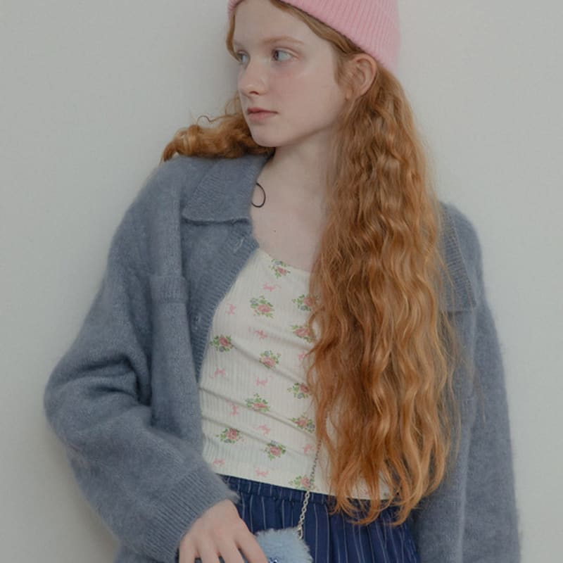 Mellotory kashmir 100 läpplinje mössa (ljusrosa)