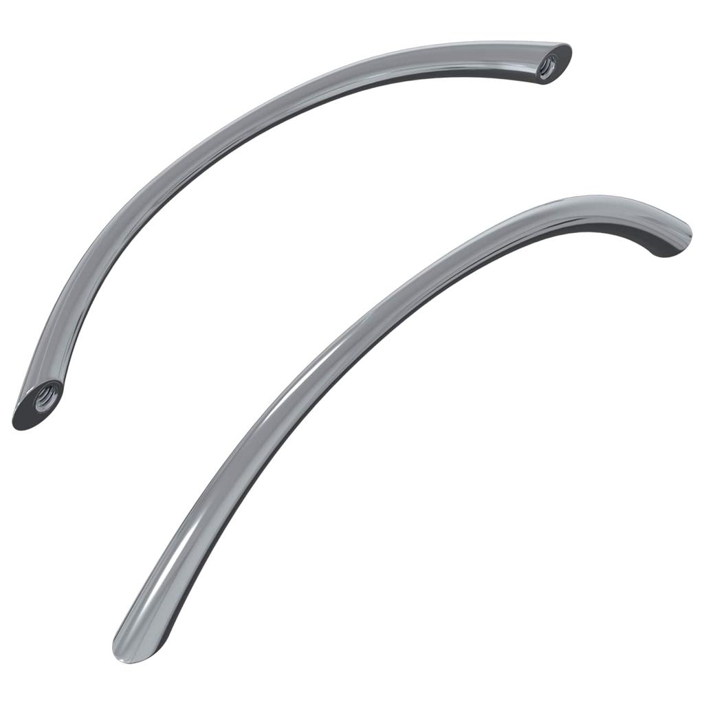 Handle 2 pcs Silver 107 x 3.6 x 23 mm Stainless Steel