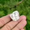 Gift For Her 925 Silver Natural Silver Leaf Jasper Multi Stone Adjustable Ring