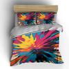 Colorful Explosion Burst Pattern. Bedding Sets Duvet Cover Sets Duvet Covers Pillowcases(1 * Duvet Cover 2 * Pillowcases Without Duvet Insert)