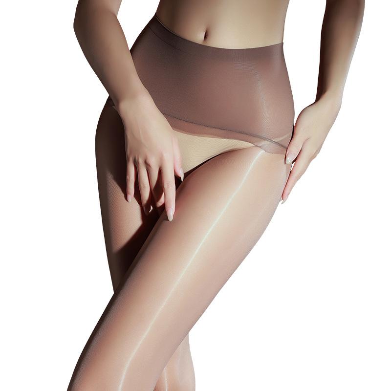 Xiyue 3D Aurora Stockings Oily Seamless Crotch Women'S Thin Transparent Sexy Mood Pure Desire Seamless Black Silk Pantyhose