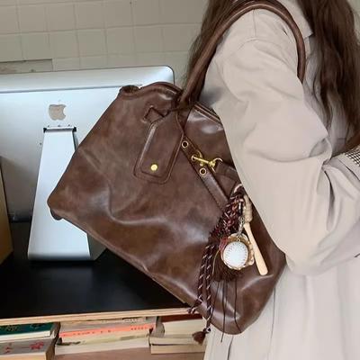 Retro Lazy Underarm Bag Women's Large Capacity Texture Everything Simple Niche Design Hand Bill Shoulder Bag