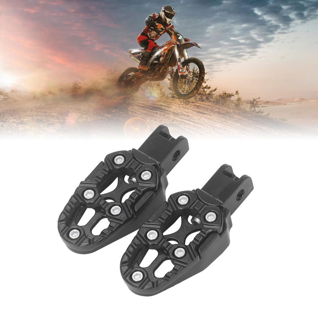 Motorcycle Foot Pegs Aluminum Alloy Fadeproof   Anti Slip Motorcycle Rear Foot Rest Pedal