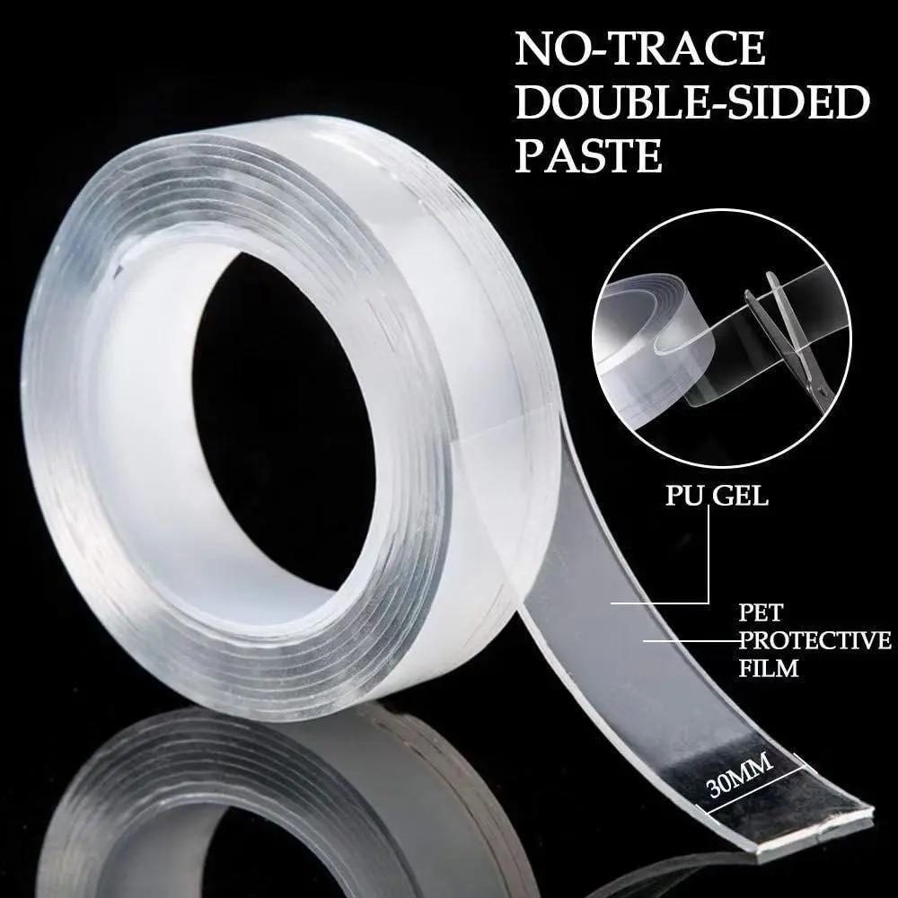 1/3/5m Nano Tape Double-Sided Adhesive Tape Traceless Waterproof Tape for Bathroom Kitchen Sink