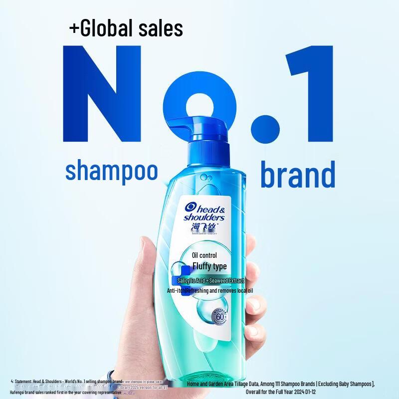 Head & Shoulders Anti-Dandruff Oil Control Volumizing Shampoo