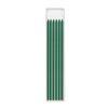 Metal Deep Hole Woodworking Pencil with Quick-Drying Graphite Lead and Push-Button Design