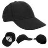 Black Cotton Unisex Spring Autumn Sports Cycling Baseball Hat Outdoor Sunscreen