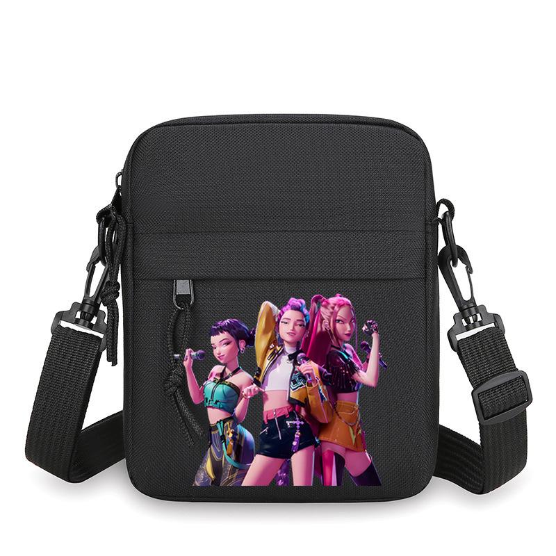 Animation Cartoon Peripheral Simple Multi-Function Portable Mini Square Bag Men S Casual Shoulder Messenger Bag no specification