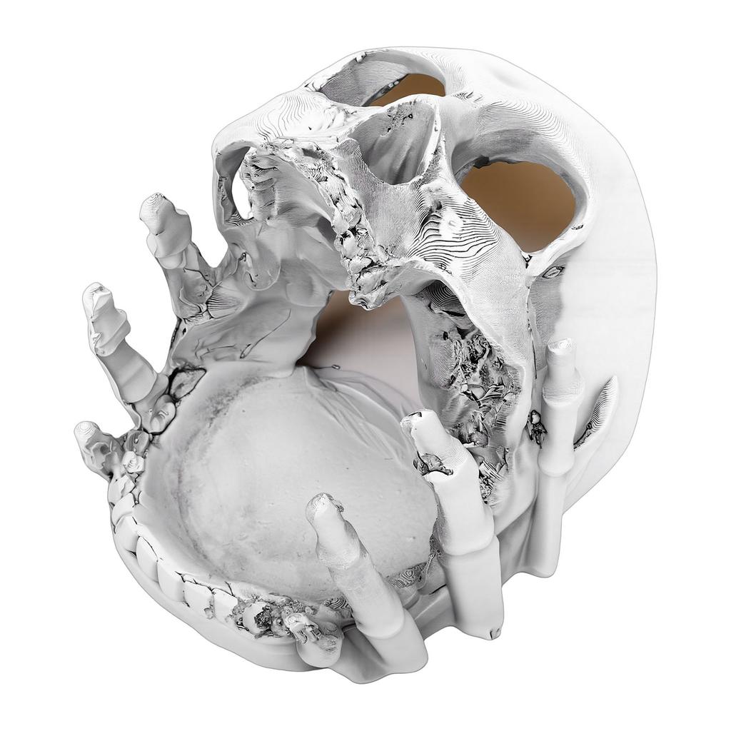 Jewelry Tray Gothic Style Creative Resin Skull Trinket Dish for Ring Earring Necklace Bracelet