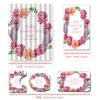 Cactus Bathroom Shower Curtain Bath Towel Floor Mat Five-Piece Set Bathroom Toilet Carpet Shower Foot Mat