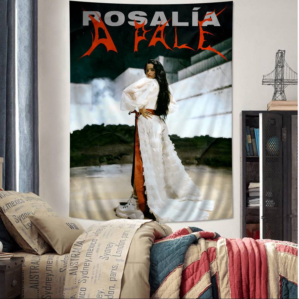 

Singer Rrosalia Colorful Tapestry Wall Hanging Hanging Tarot Hippie Wall Rugs Dorm Wall Art Decor 74x94cm(29x37in)