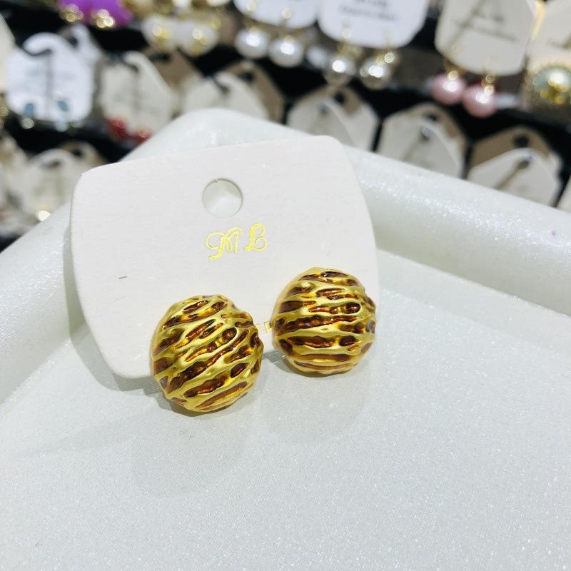 Милые неровные линии Элегантные круглые гвоздики Геометрические модные украшения Аксессуары для женщин Тренд