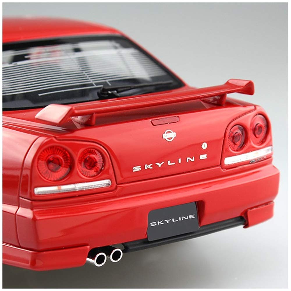 Aoshima Bunka Kyozai The Model Car Series 98 Nissan ER34 Skyline Turbo 1998 Plastic Model (AOSHIMA) 1/24 No. 25GT-X