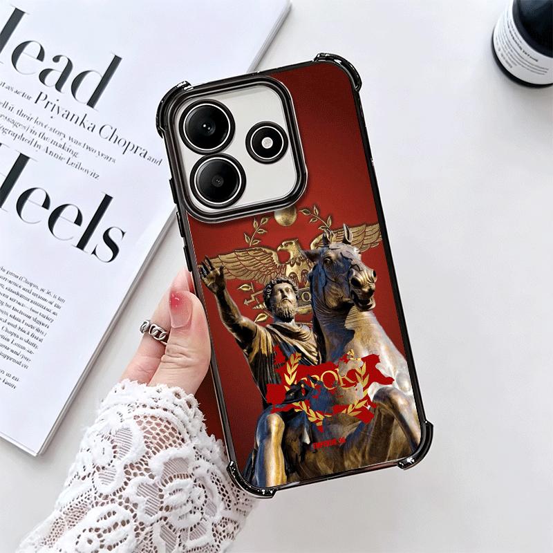 SPQR Roman Imperial Legionv Soft Phone Case For Xiaomi Redmi Note 14 15 Pro Plus 13 12 11S 11T 5G 10 9S 9 Plating Anti-Fall Fund