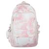 High value tie-dye backpack female niche trend large capacity student schoolbag leisure outdoor travel backpack male