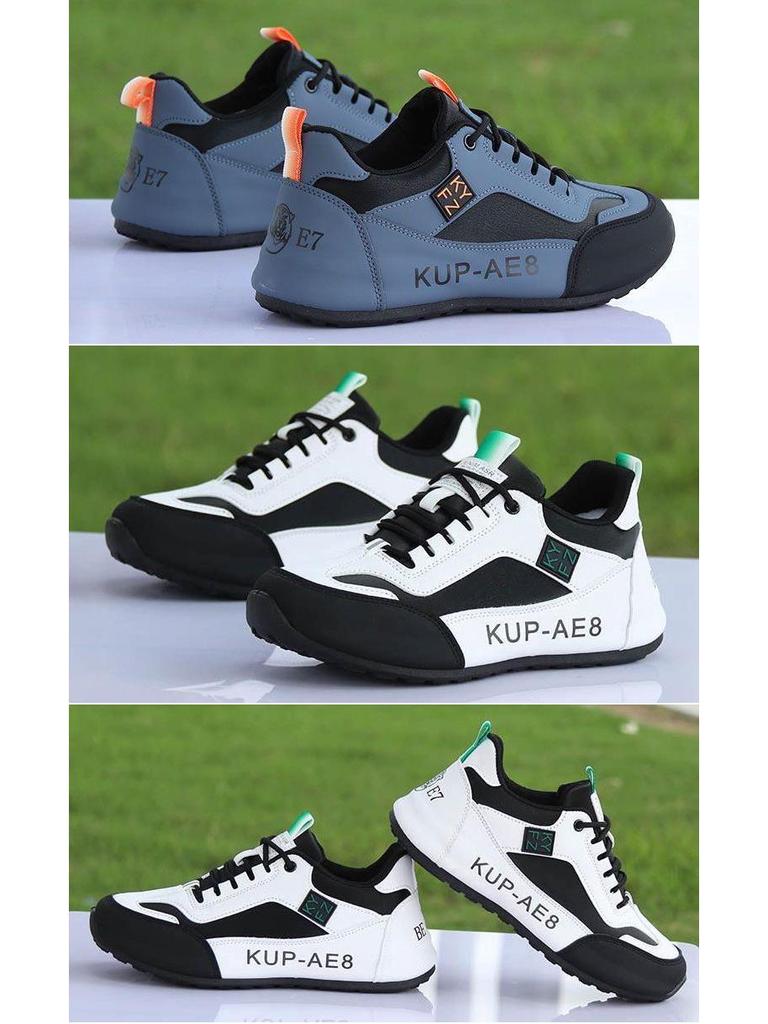 Brand Discontinued Men's Mesh Breathable Non-Slip Sports Shoes - Trendy High-End Casual and Running Shoes for Spring and Autumn