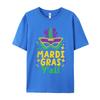 Its Mardi Gras Yall Mask Tshirt Normal Short Sleeve Newest Round Neck 100 Cotton Tees Letter Teeshirt Husband Valentine Day