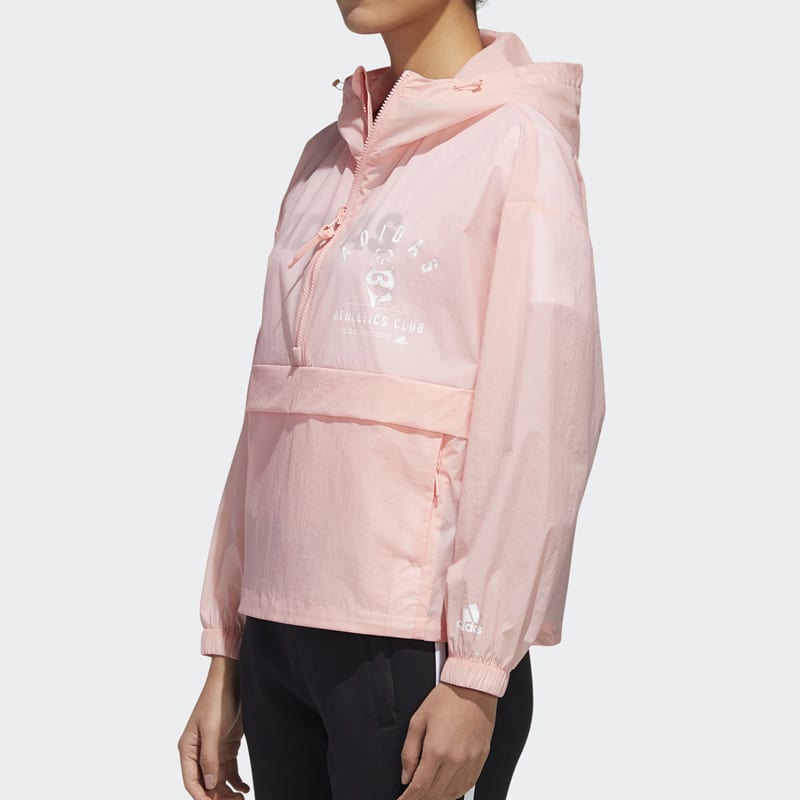 adidas Jackets Women's Pink Hooded Moderate Other GL5631