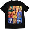 Alex, Yun, Yang, Ryu, Ken, Sean, Ibuki, Necro, Oro, Dudley SF3 Sketch Premium Unisex T-shirt (Vectorized Design)