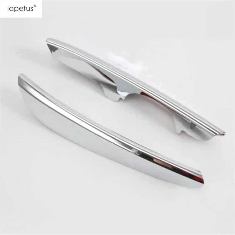Front Fog Lights Lamps Eyelid Eyebrow Strip Decoration Cover Trim For Toyota Corolla 2017 2018 ABS Chrome Accessories Exterior